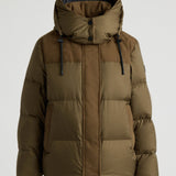 Kanuk Women's Bellevue Mixed-Media Puffer – Bark