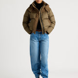 Kanuk Women's Bellevue Mixed-Media Puffer – Bark