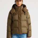 Kanuk Women's Bellevue Mixed-Media Puffer – Bark