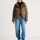 Kanuk Women's Bellevue Mixed-Media Puffer – Bark