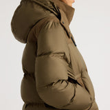 Kanuk Women's Bellevue Mixed-Media Puffer – Bark