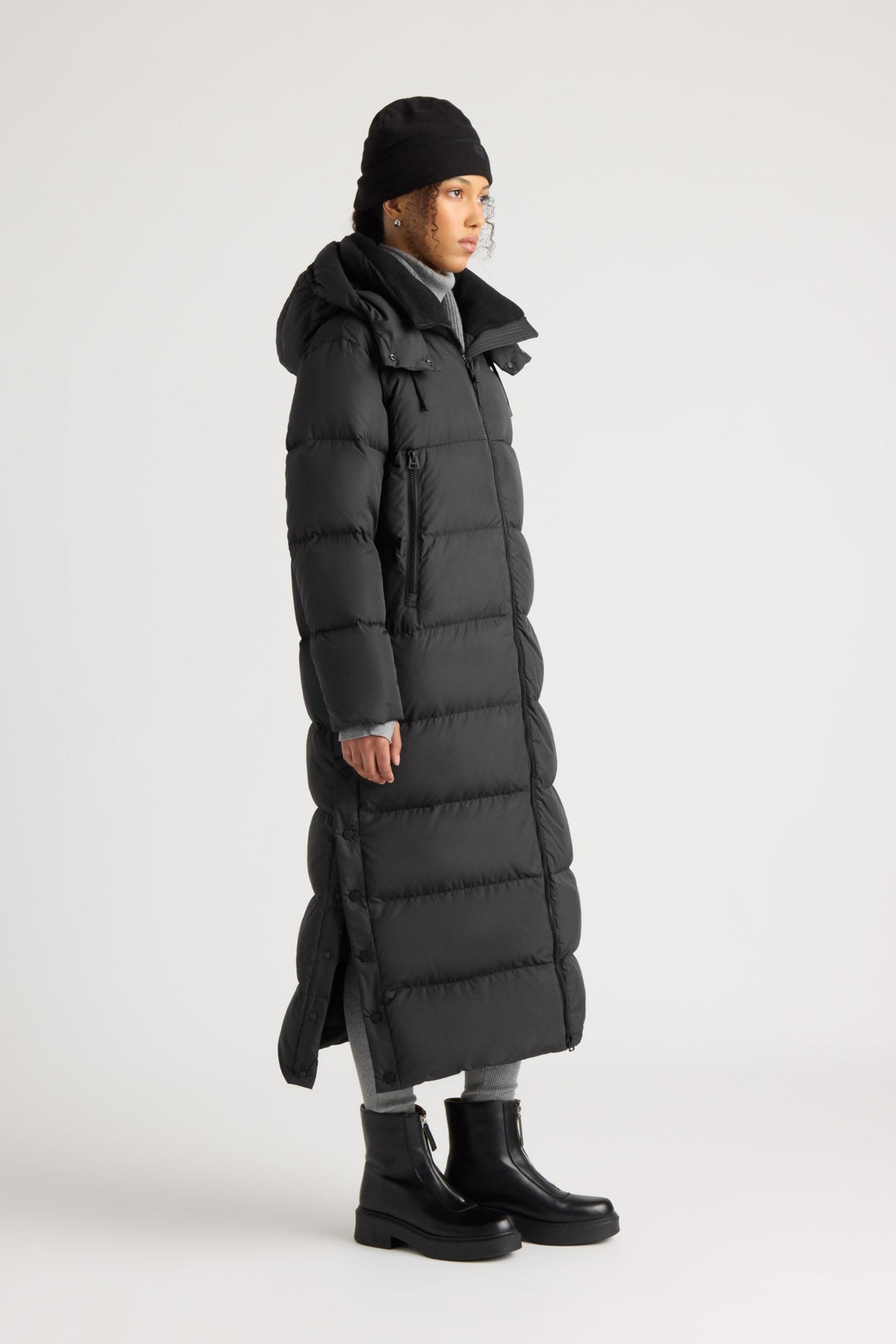 Kanuk Women's Broughton Maxi Down Puffer – Black