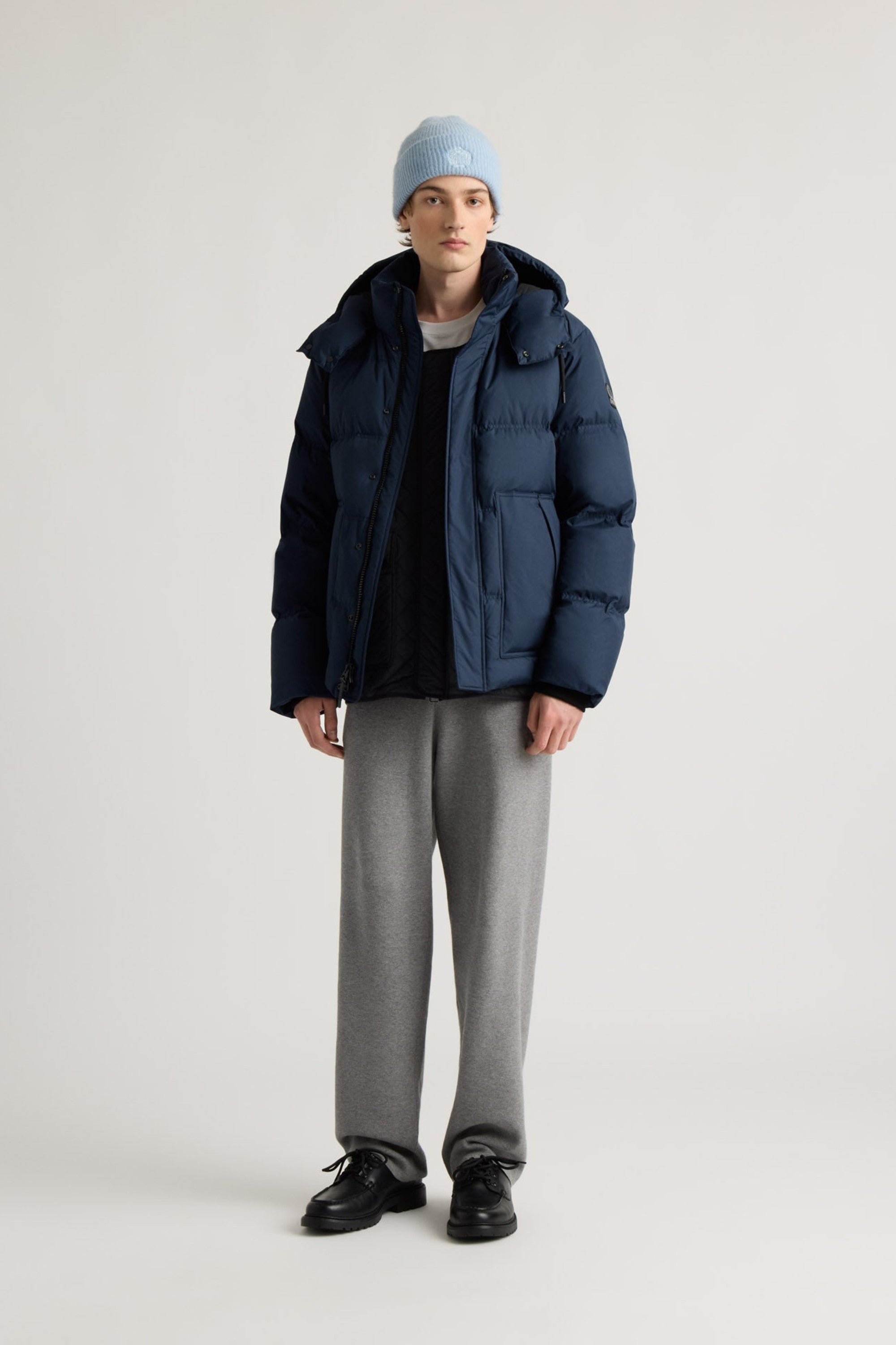 Kanuk Men's Bryson Hooded Down Puffer – Deep Blue