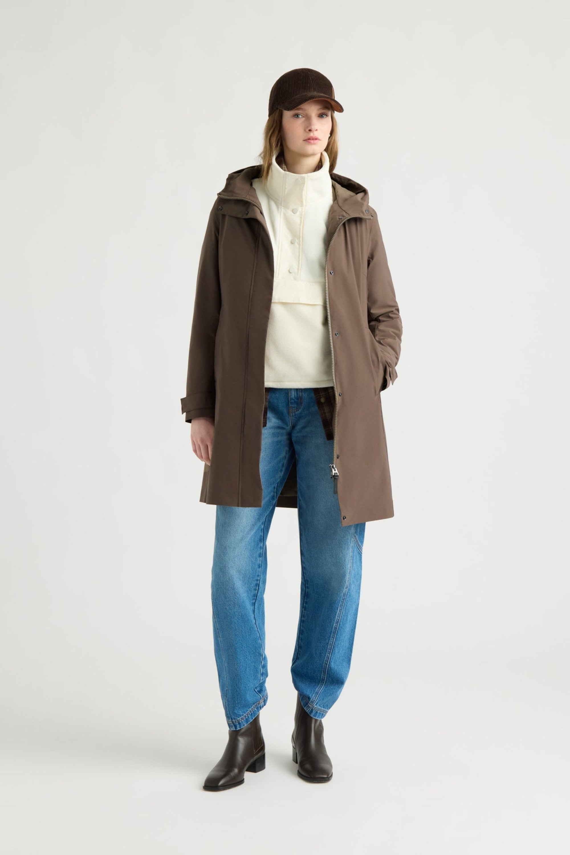 Kanuk Women's Lorraine Modular Raincoat – Taupe
