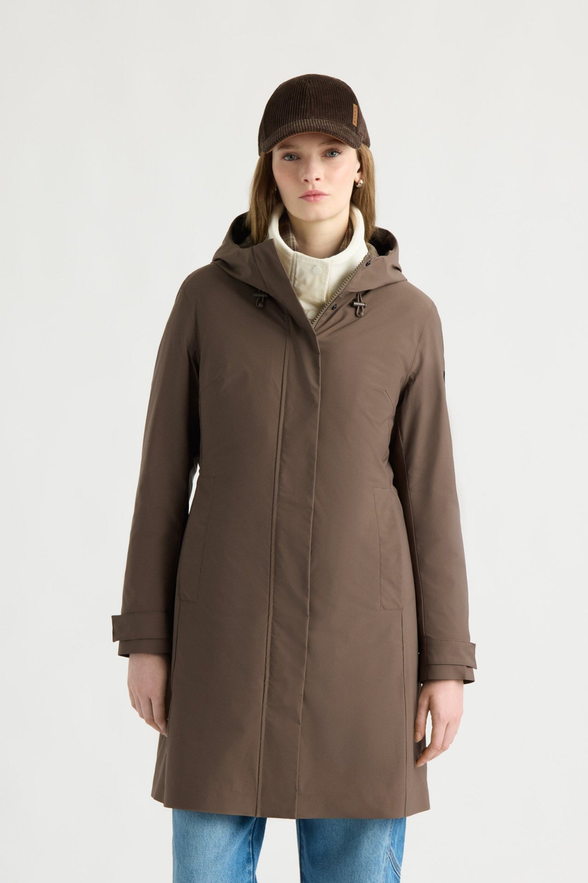 Kanuk Women's Lorraine Modular Raincoat – Taupe