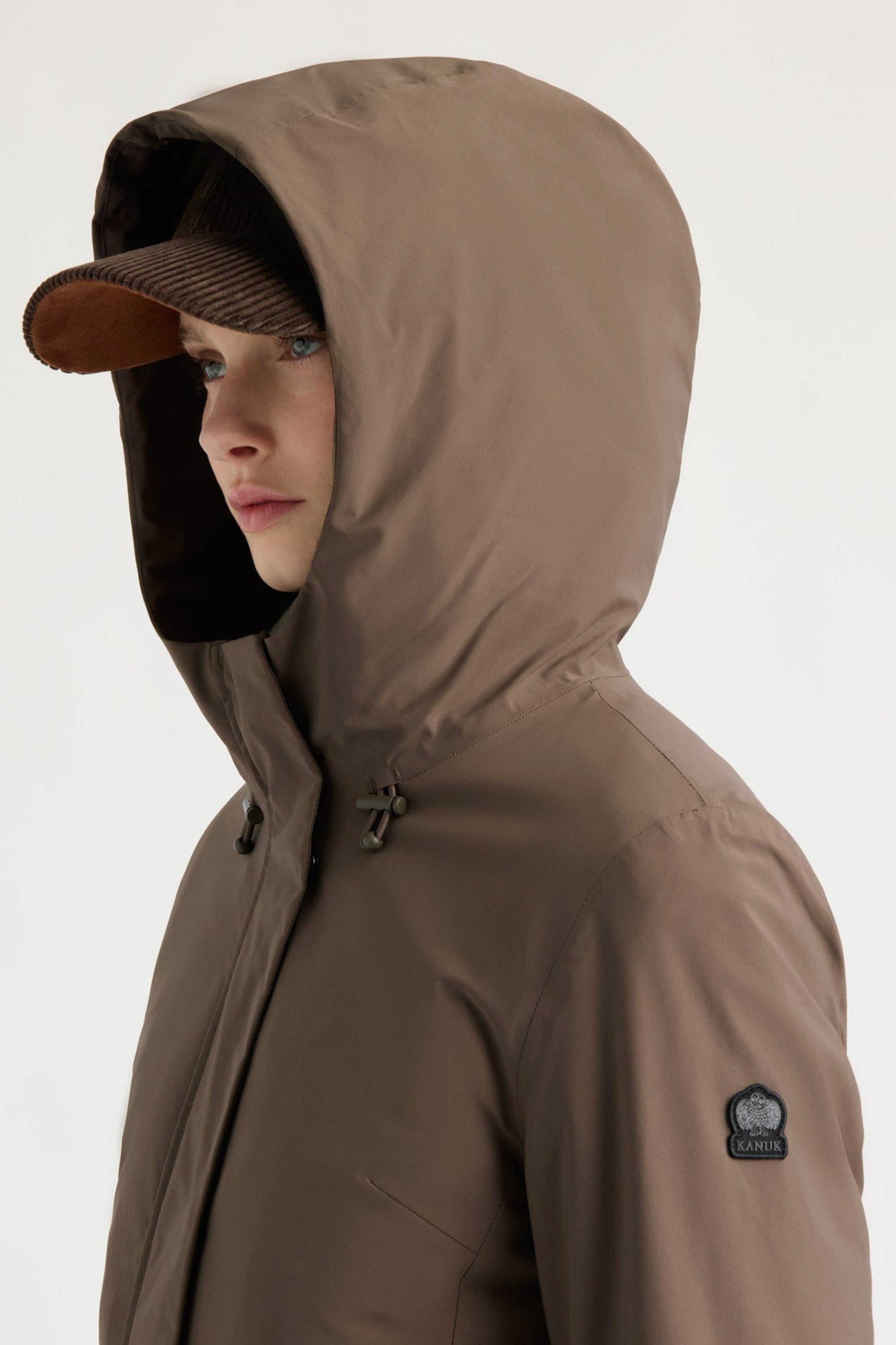 Kanuk Women's Lorraine Modular Raincoat – Taupe