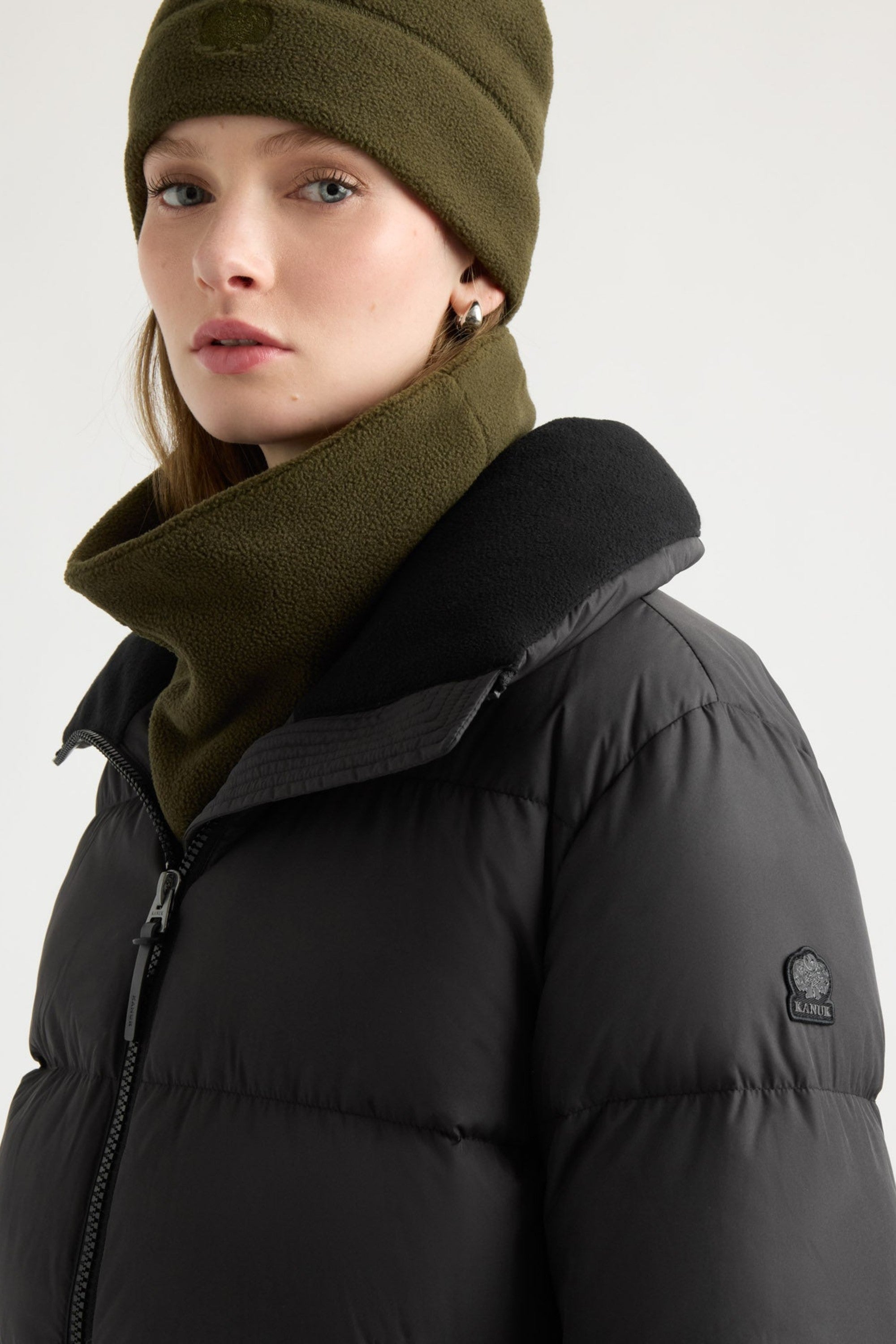 Kanuk Women's Maisonneuve Hooded Down Puffer – Black