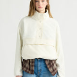 Kanuk Women's Manouane Polar Fleece Pullover – Cream