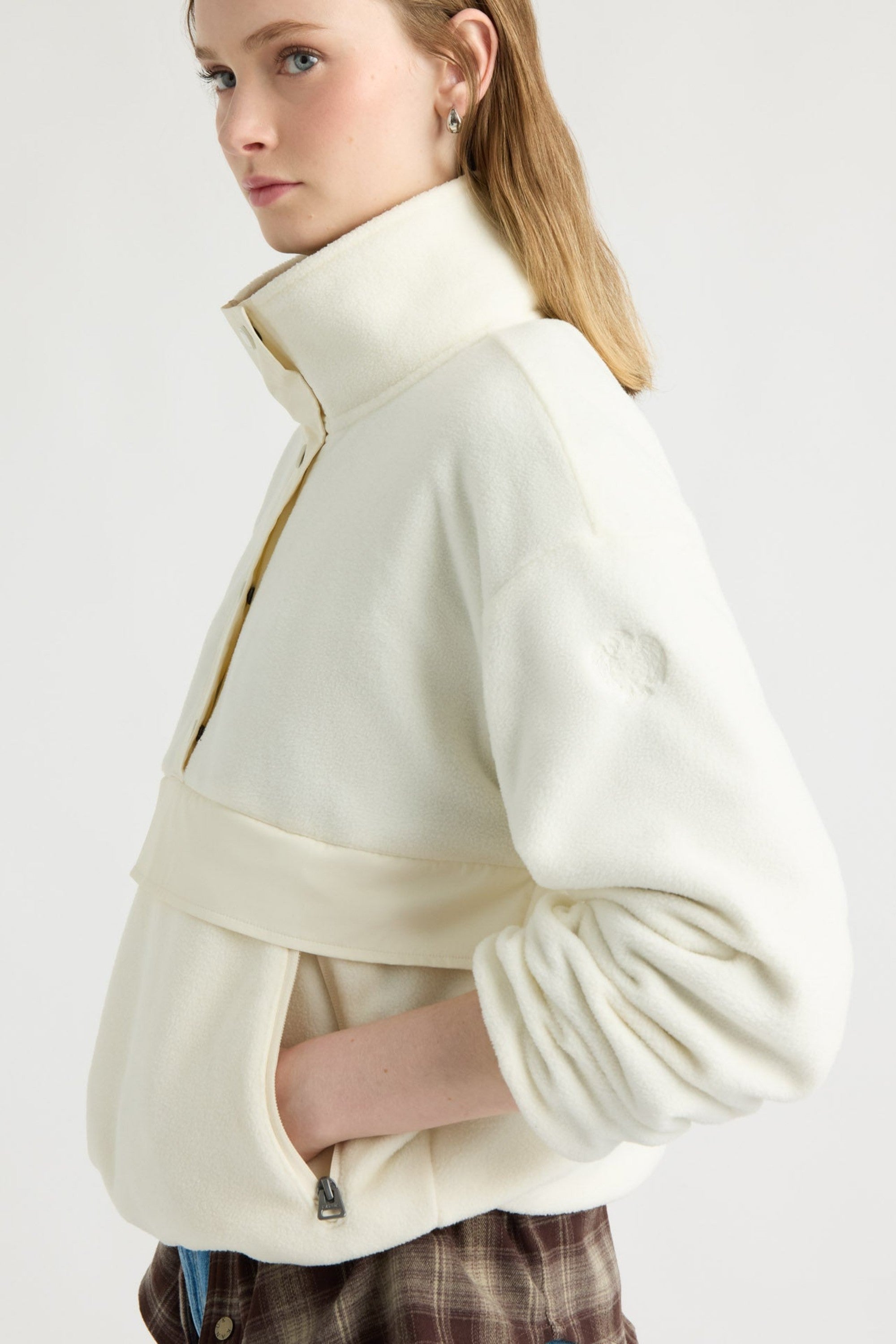 Kanuk Women's Manouane Polar Fleece Pullover – Cream