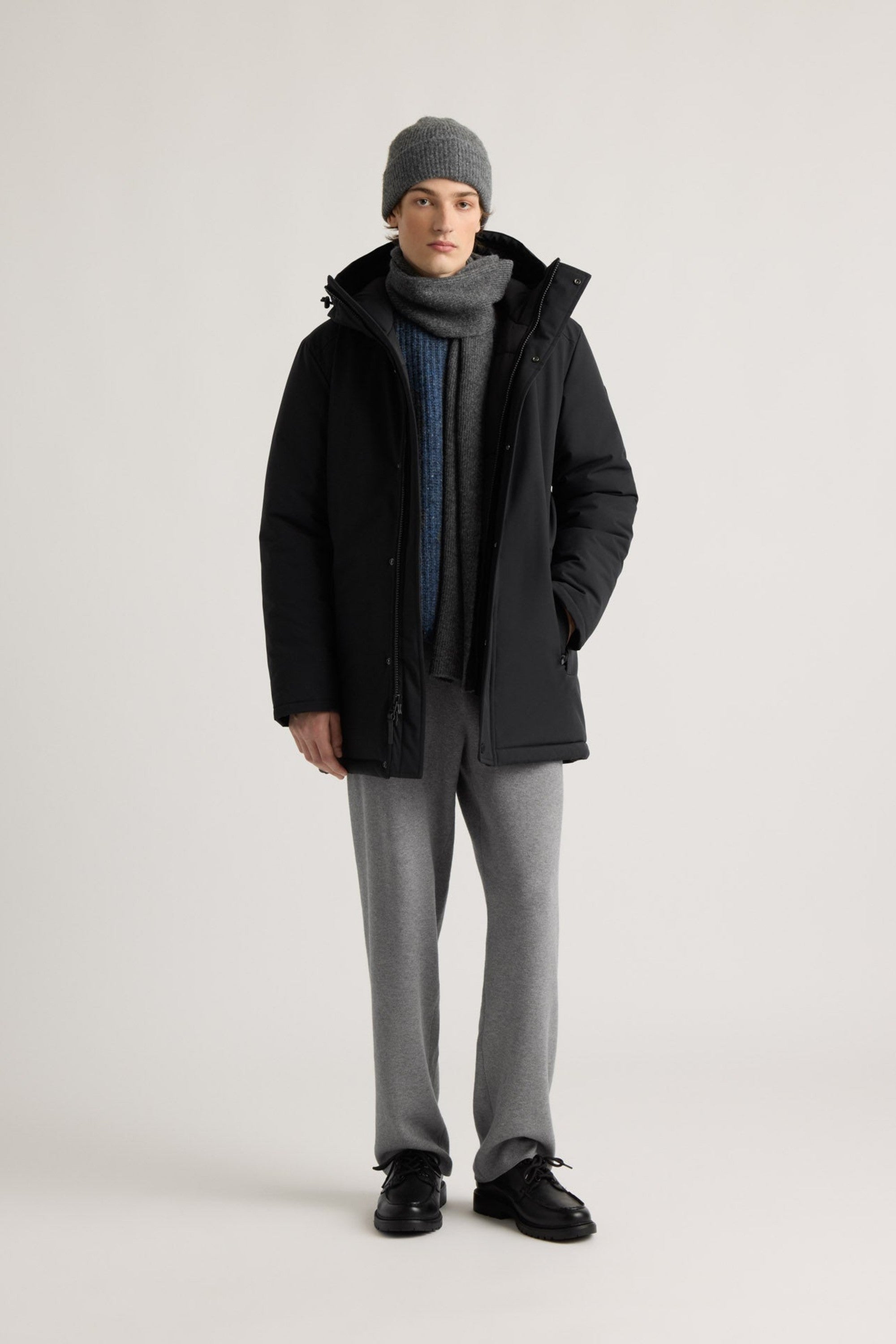 Kanuk Men's Mont-Royal Hooded Coat – Black