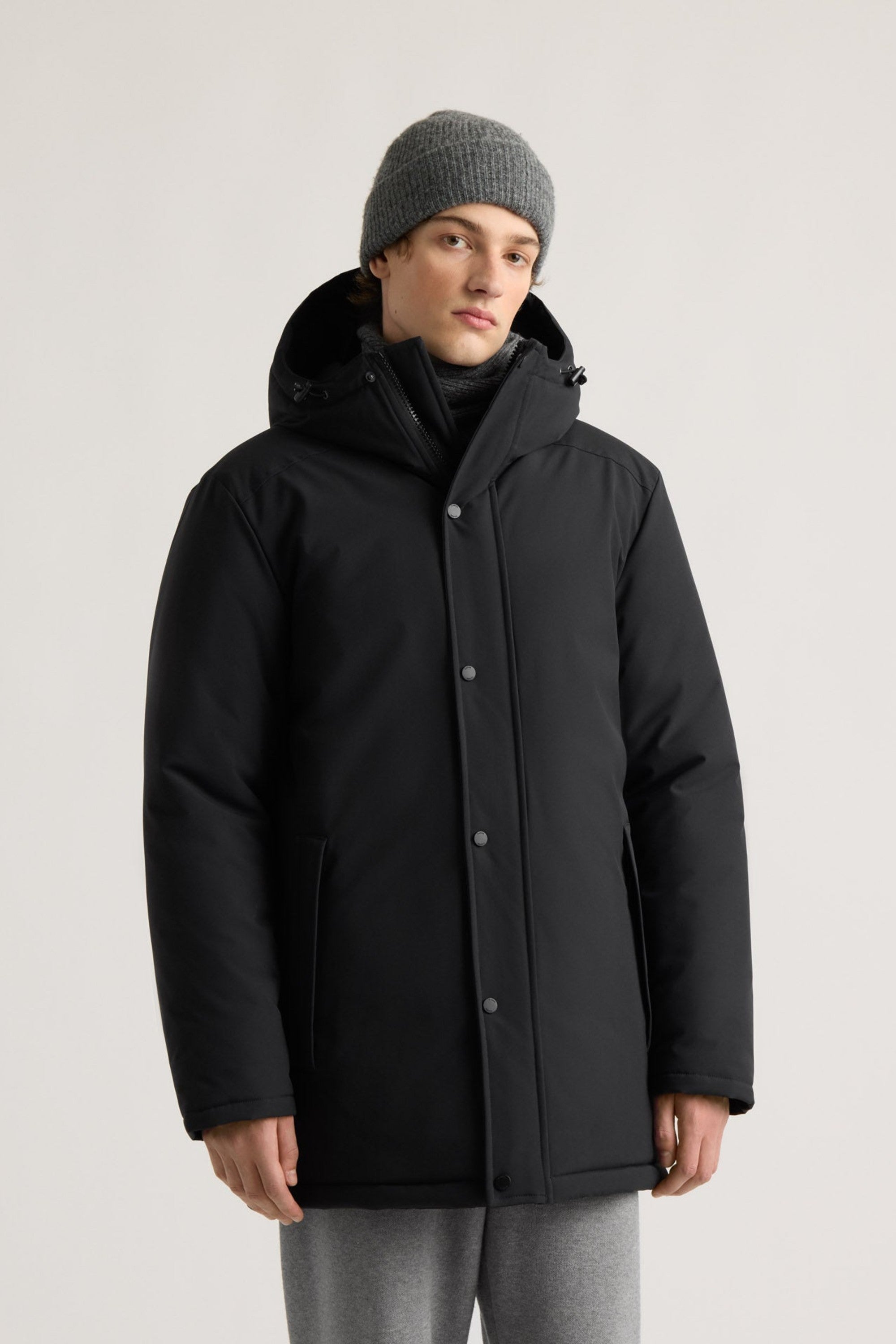 Kanuk Men's Mont-Royal Hooded Coat – Black