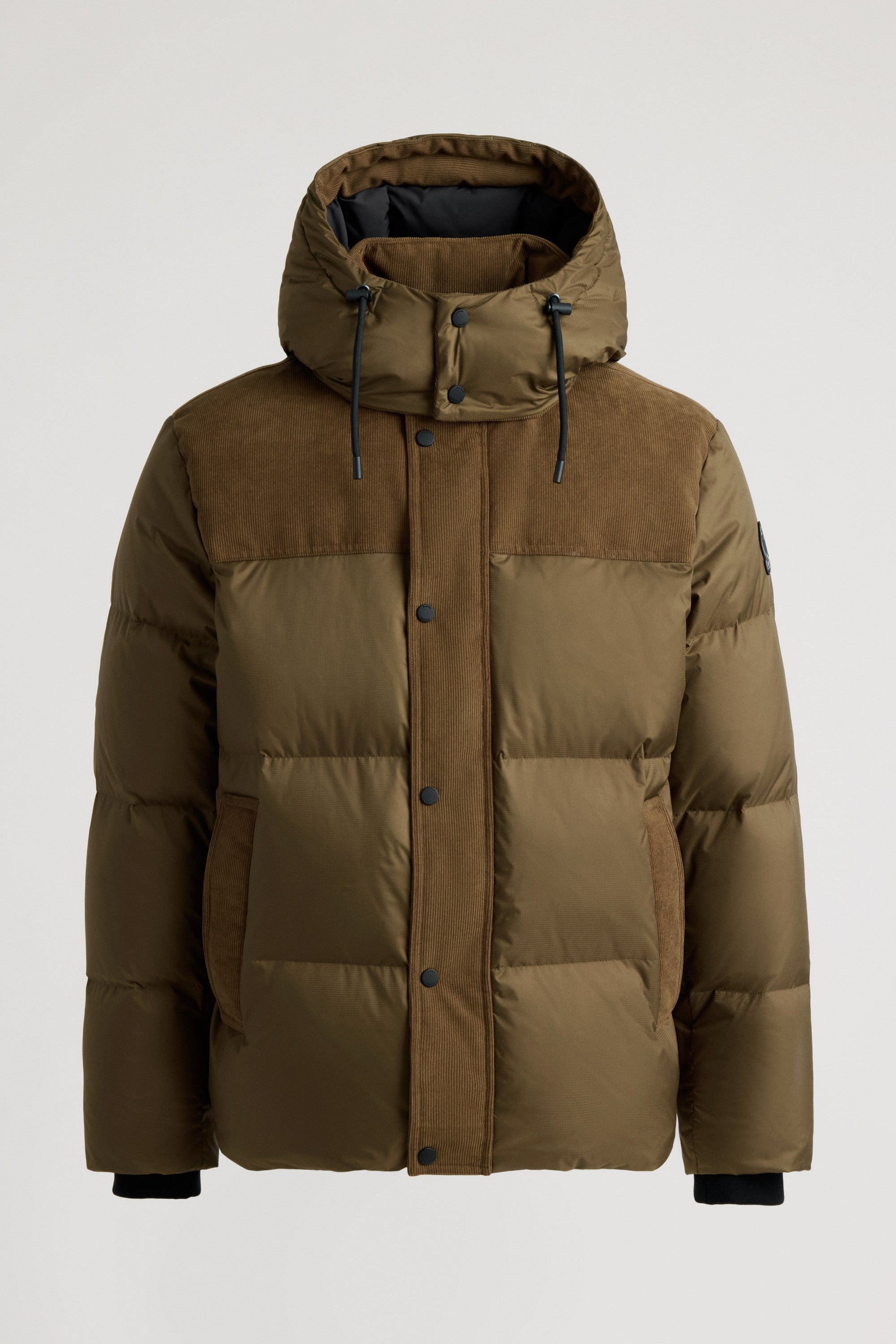 Kanuk Men's Montauban Mixed-Media Puffer – Bark