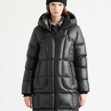 Kanuk Women's Notting Hill Quilted Shiny Puffer – Black