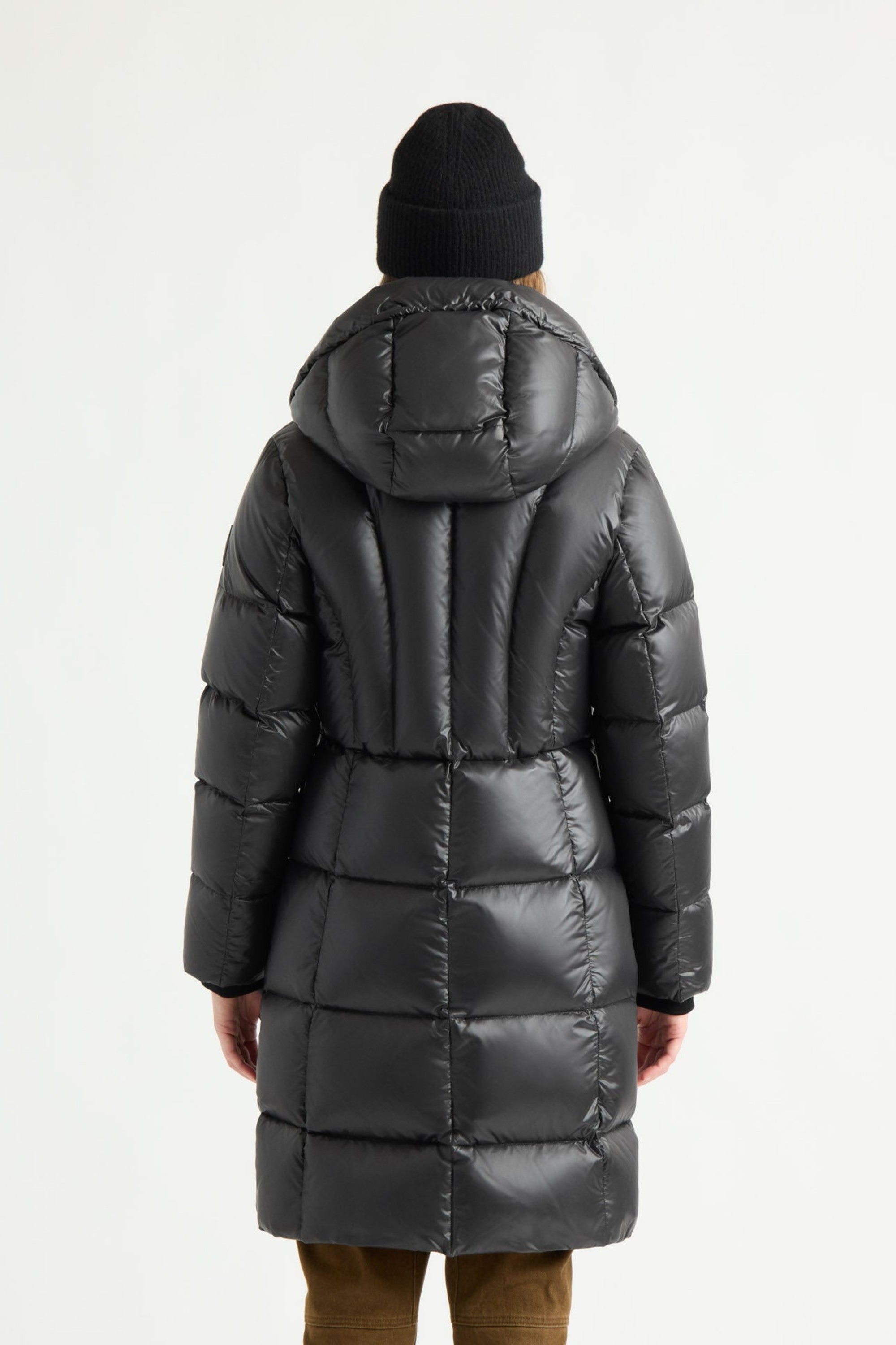 Kanuk Women's Notting Hill Quilted Shiny Puffer – Black