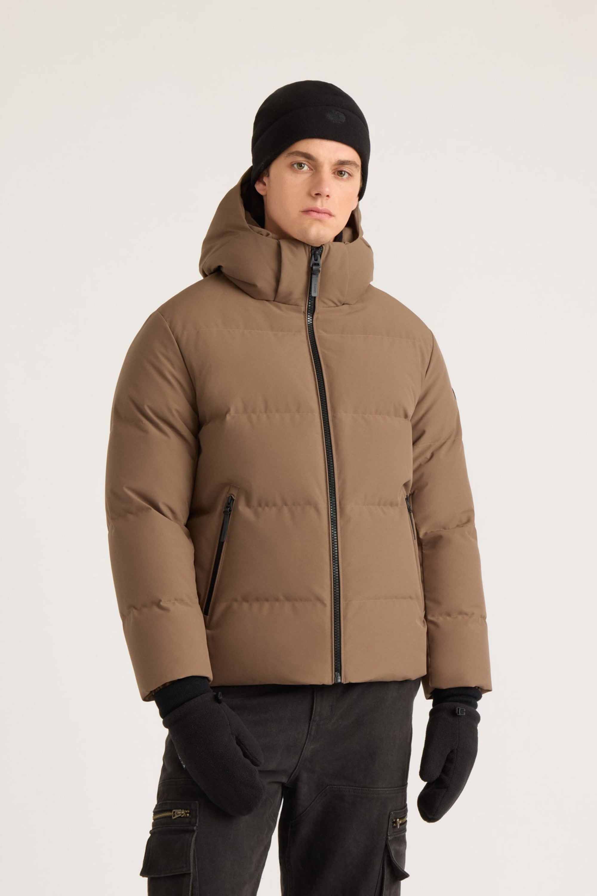 Kanuk Men's Sutton Quilted Down Puffer – Taupe