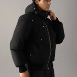 Moose Knuckles Original Ballistic Down Bomber Black/Black – side