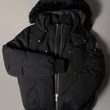 Moose Knuckles Original Ballistic Down Bomber Black/Black – product view