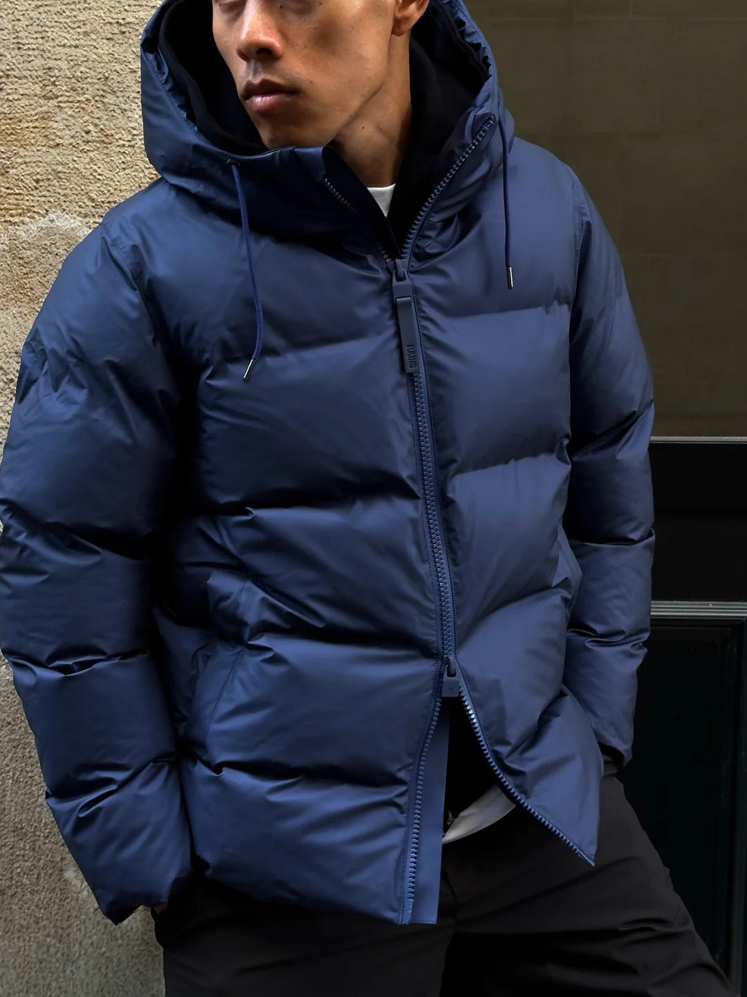 Rains Alta puffer jacket, Fall/Winter 2026 campaign