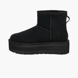Mini-bottines à plateforme classiques UGG pour femmes en noir 