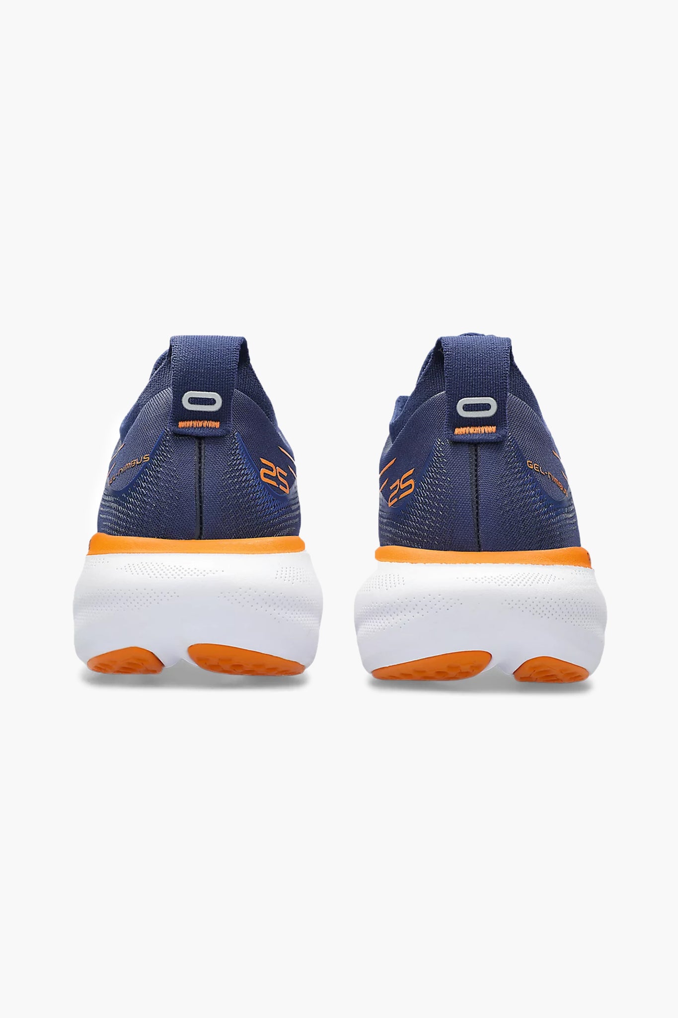 ASICS Men's Gel Nimbus 25 in Deep Ocean/Bright Orange