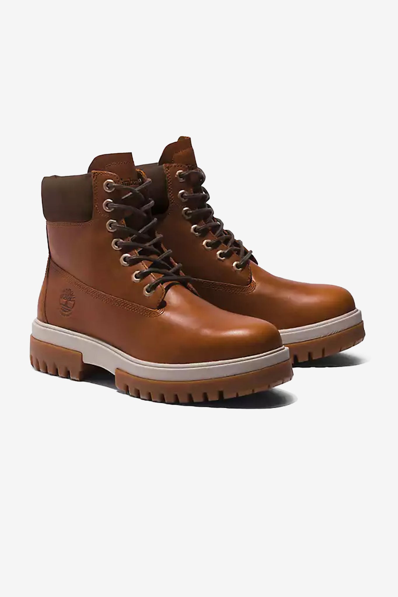 Timberland Men’s Arbor Road 6 Inch Waterproof Boot in Medium Brown Full-Grain