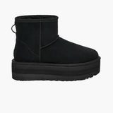 Mini-bottines à plateforme classiques UGG pour femmes en noir 