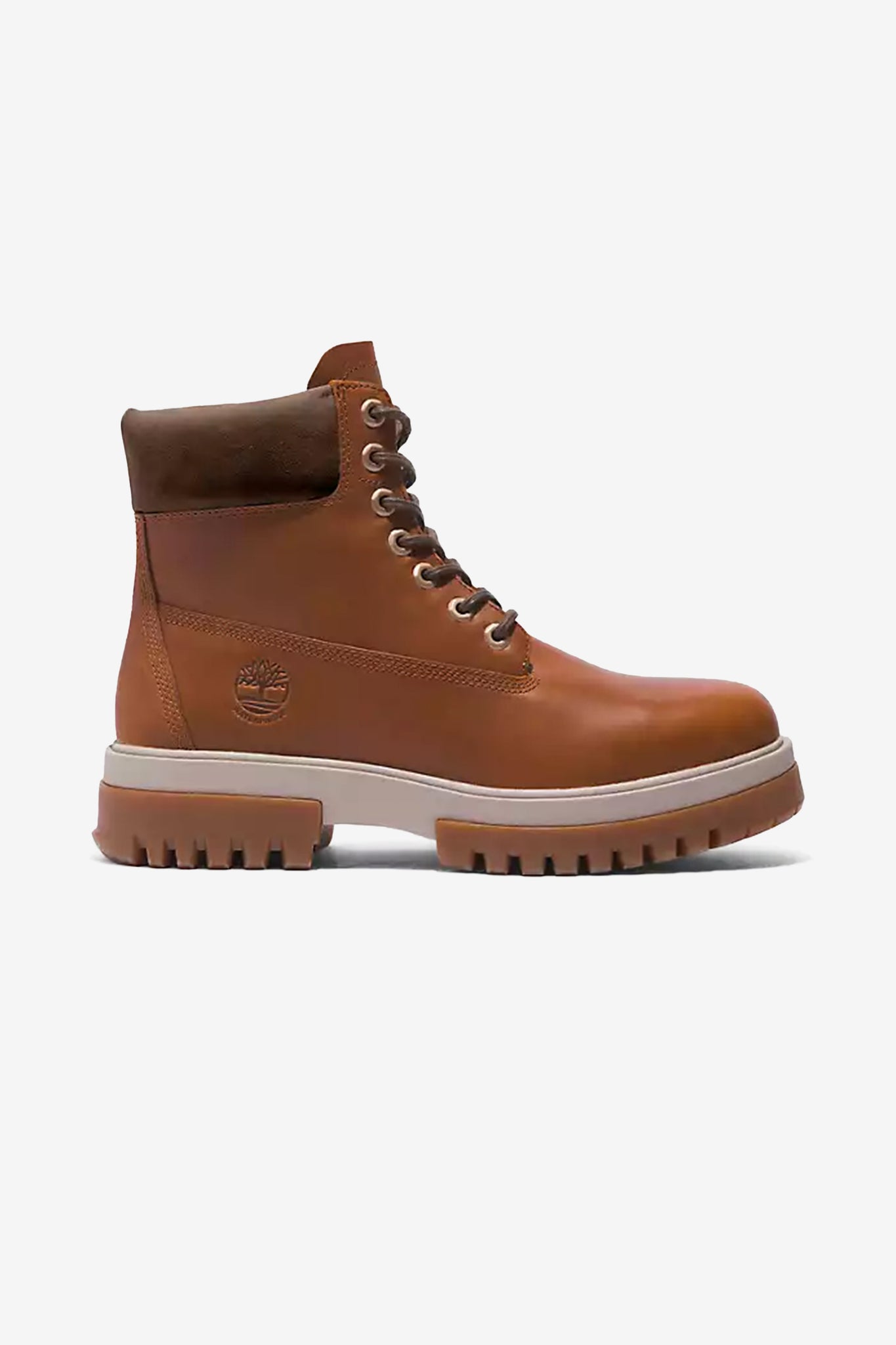 Timberland Men’s Arbor Road 6 Inch Waterproof Boot in Medium Brown Full-Grain