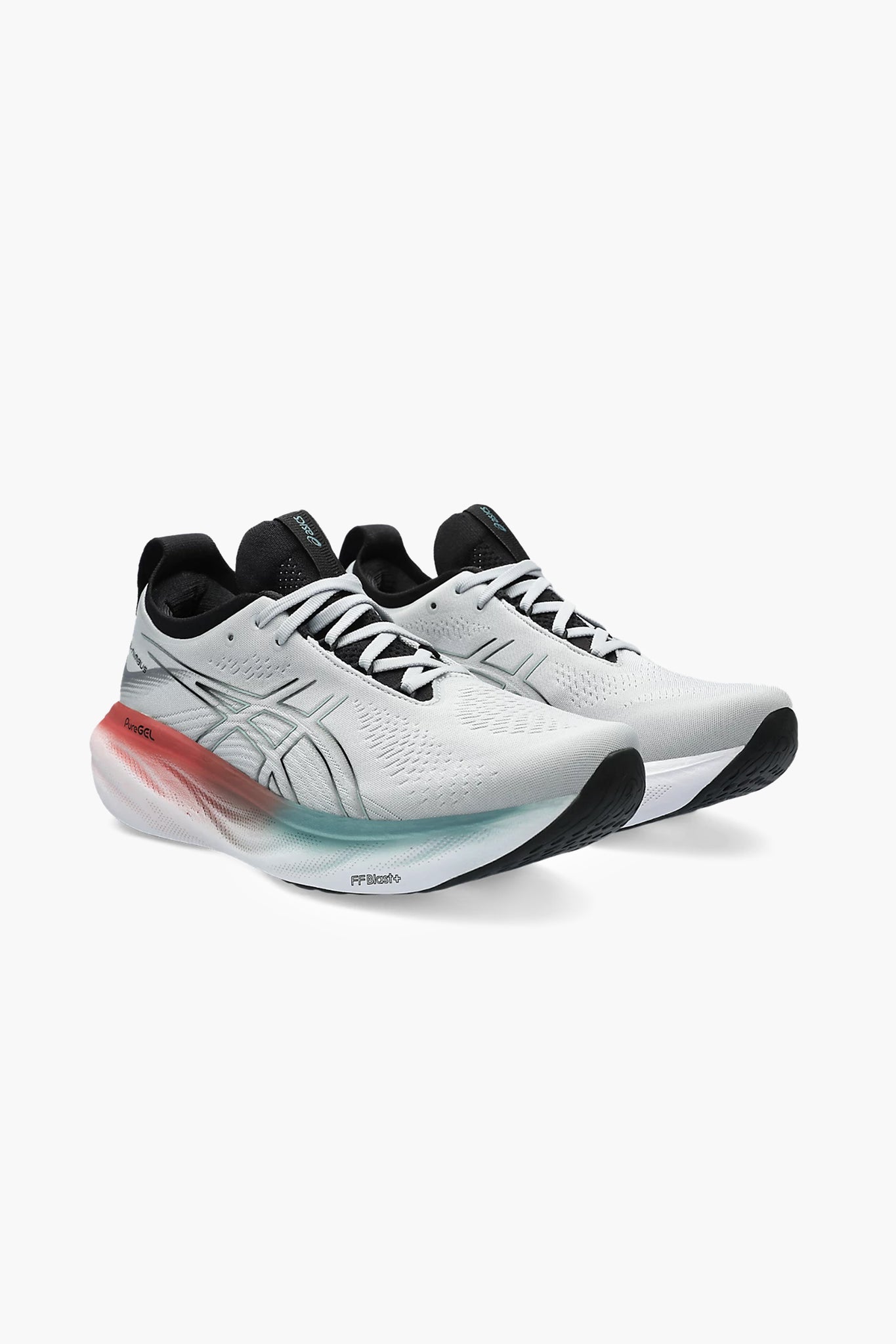 ASICS Men's Gel Nimbus 25 in Piedmont Grey/Foggy Teal