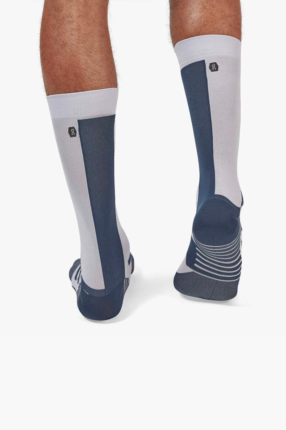 ON | Men's High Sock in Navy/Lilac