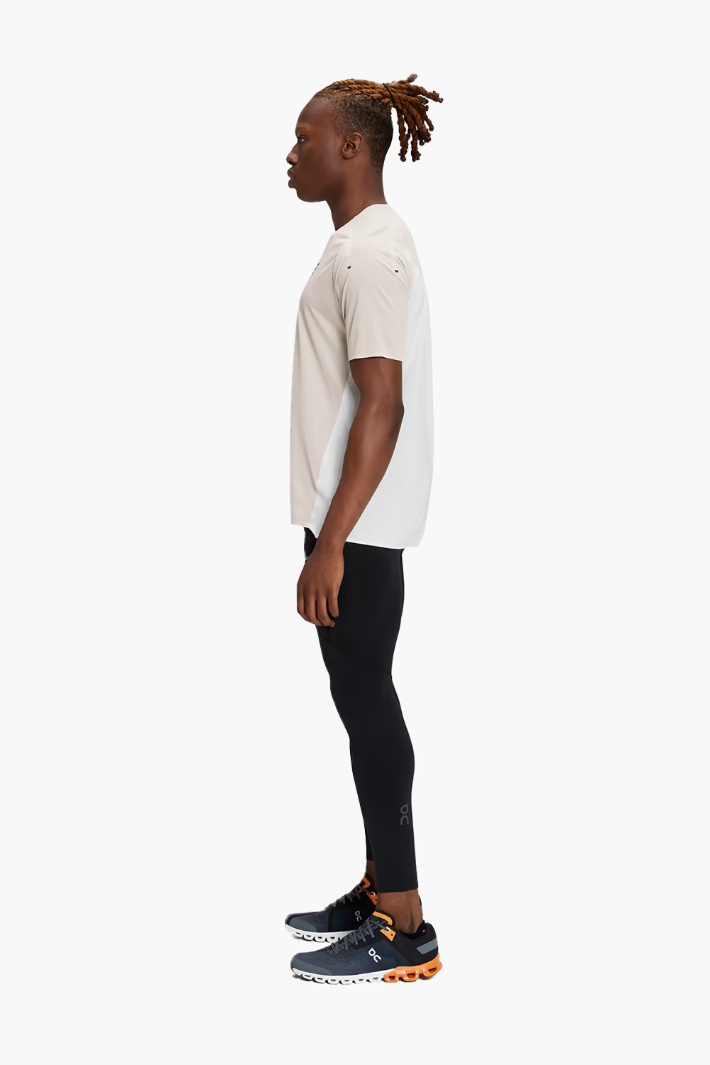 ON | Men's Performance-T in Pearl/Undyed-White