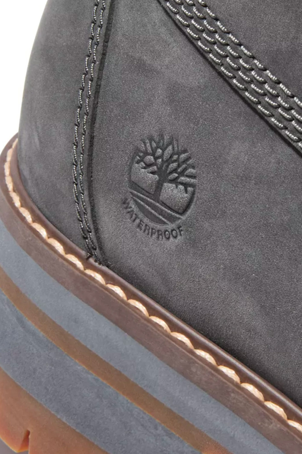Timberland Women's Courmayeur Valley 6-inch Waterproof Faux-Fur Boots in Medium Grey TBOA2JGMG77