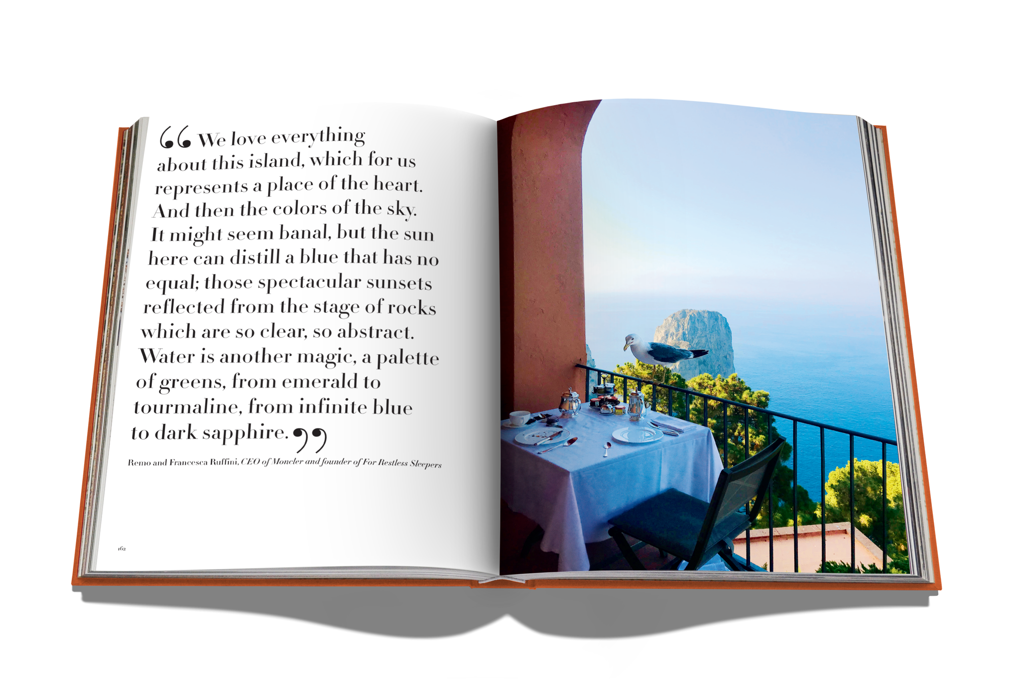 ASSOULINE Capri Dolce Vita Hardcover Book by Cesare Cunaccia