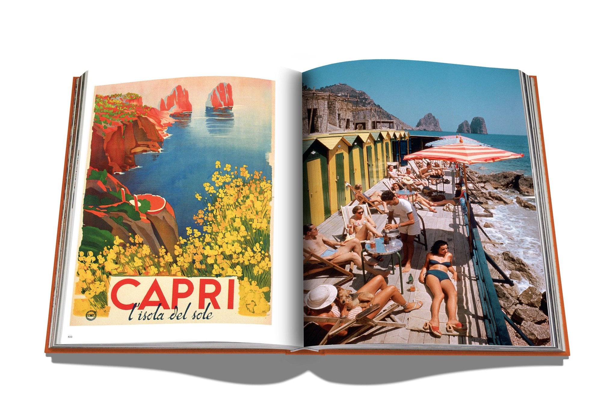 ASSOULINE Capri Dolce Vita Hardcover Book by Cesare Cunaccia