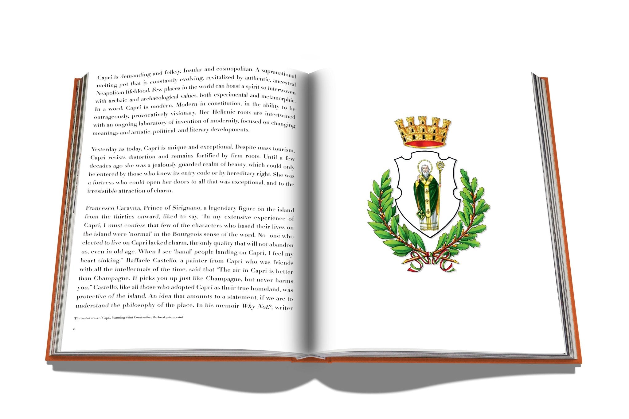 ASSOULINE Capri Dolce Vita Hardcover Book by Cesare Cunaccia