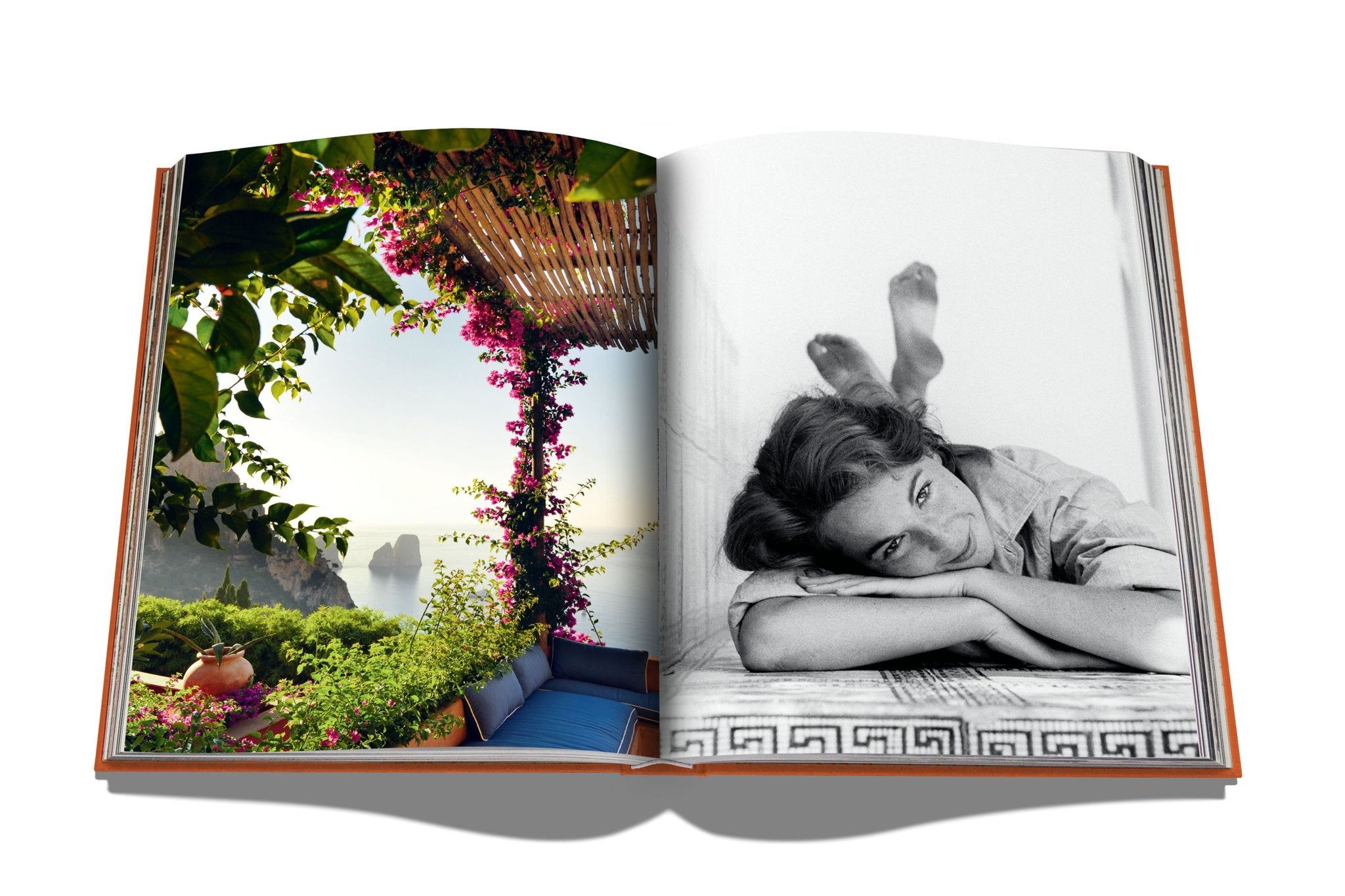 ASSOULINE Capri Dolce Vita Hardcover Book by Cesare Cunaccia