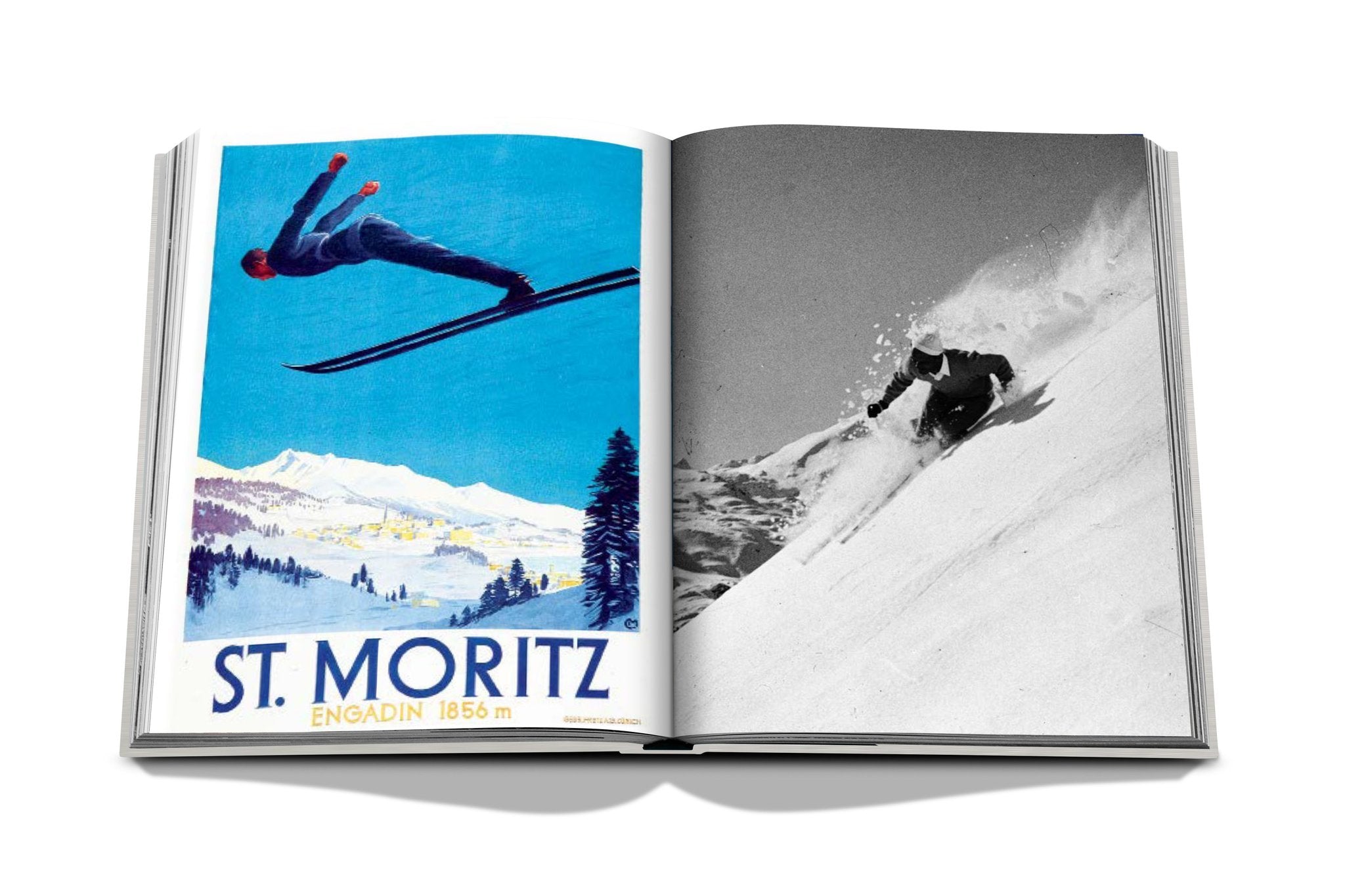ASSOULINE St. Moritz Chic Hardcover Book by Dora Lardelli
