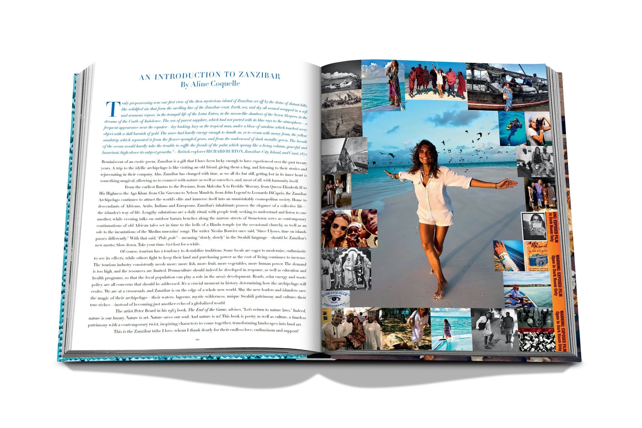 ASSOULINE Zanzibar Hardcover Book by Aline Coquelle